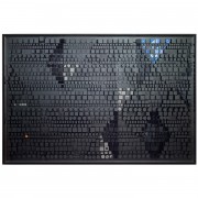 ELABORATORE 35 (1991) - Mixed media on panel, 84,65 x 57,48 x 5,91 in