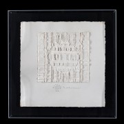 Il Sole Quadrato (2011) - Carta fatta a mano - 61x5x61 cm