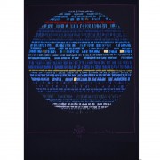 Il Sole blu- Serigrafia- h 70x50 cm- 1991