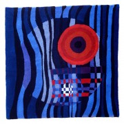 Tapestry n.1 (1987) - Hand tufting processing-  h 59,05x59,05 in