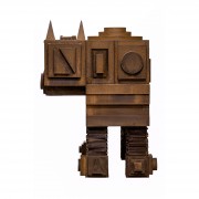Trojan Horse - Corten Iron -
 h 49×39×78 in - 2014