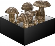 Mushroom Bed - Bronze, lost wax casting - 2017