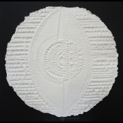 Resinography n.4 - Handmade paper - h 39x39 in - 2011