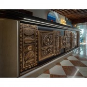 Reception counter, Hotel Santa Chiara - Bronze, lost wax casting - Venice 2018