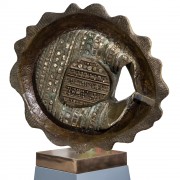 Giant Tortellino - Bronze, lost wax casting - h 23,6 in - 2013