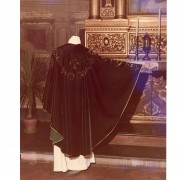 Sacred Vesments weared by Pope Paul VI-
Pyrographyed Velvet - 1967