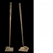 Golf Clubs (2006) - Bronze, lost wax casting - h 70,9/88,6 in